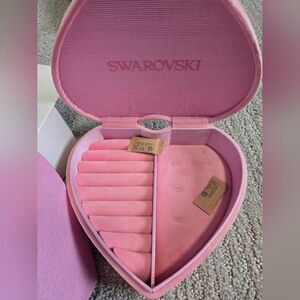 Swarovski Pink Heart Jewelry Box